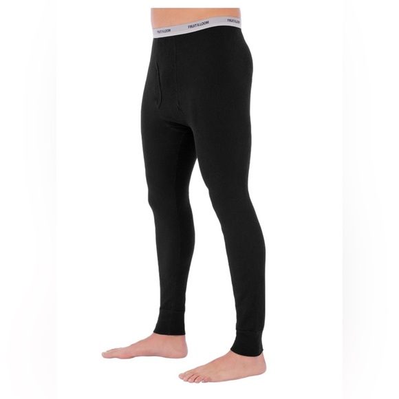 Fruit of the Loom Men's Thermal Waffle Underwear Bottom, 2-Pack - Picture 3 of 7